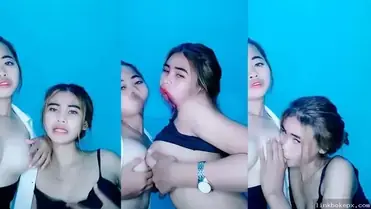 Duo ABG Lesbi Adu Toket Saling Jilat Sampai Squirt 2026